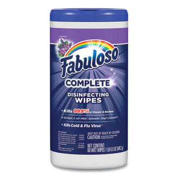 Fabuloso® Multi Purpose Wipes, Lavender, 7 X 7, 90-canister freeshipping - TVN Wholesale